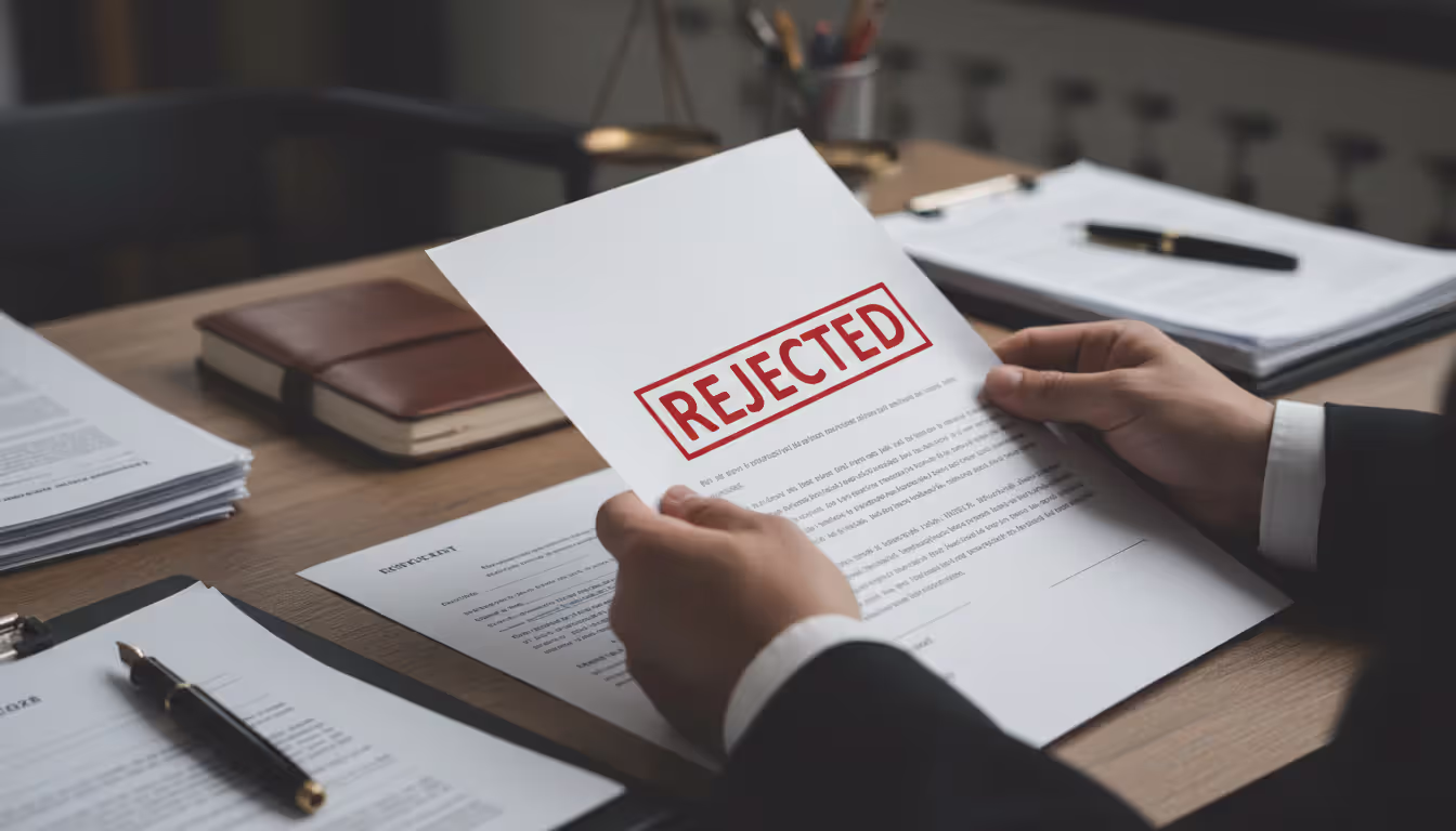 Confident woman sitting across from a financial advisor in a bright modern office discussing documents about retirement account division
